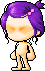 紫色格瑞丝发型