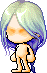 蓝色优雅女生发型